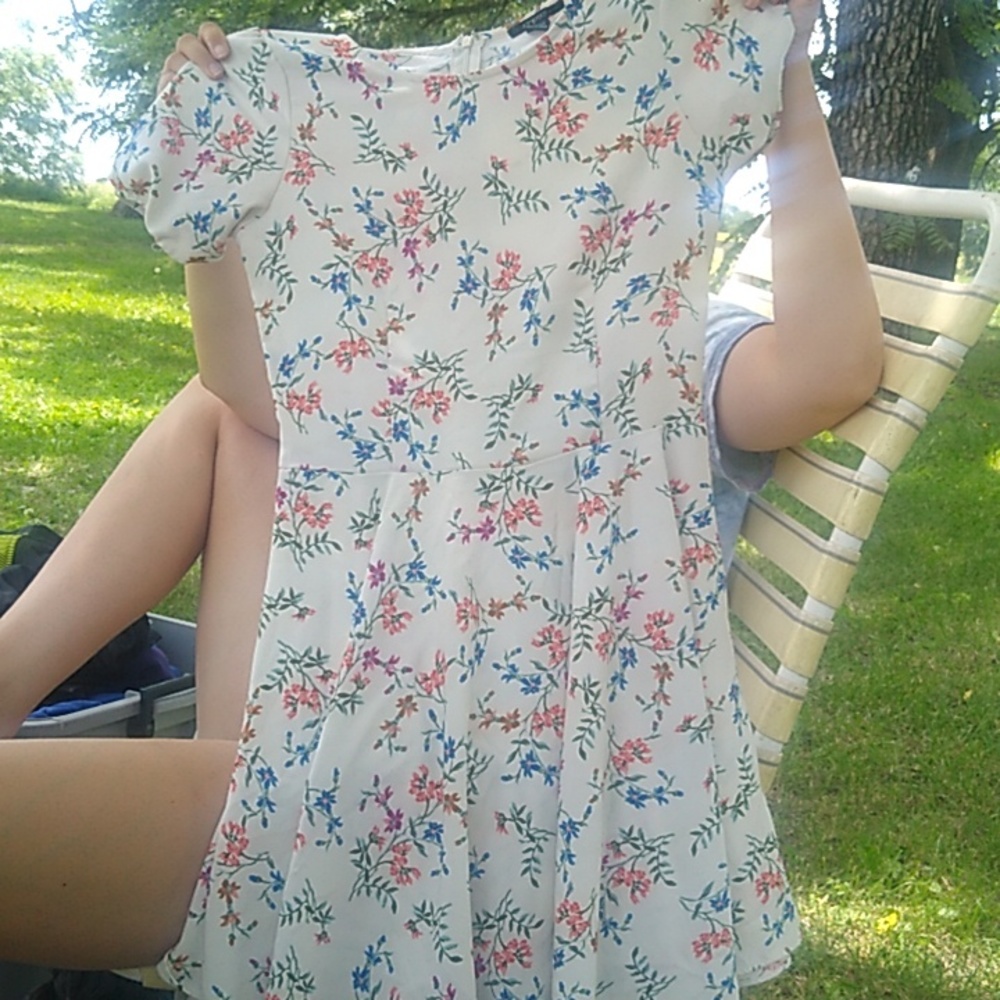 Dress with flowers